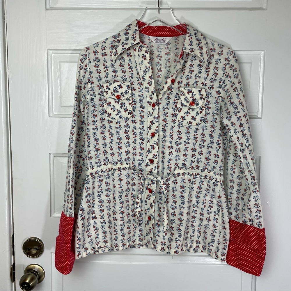 Vintage 1970s Langtry blouse